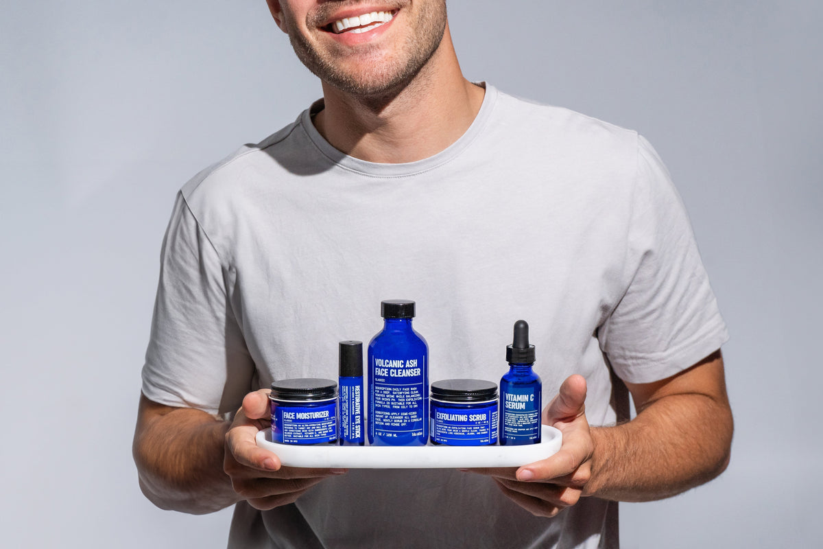 Simple Men’s Skincare Routine: Cleanse, Moisturize, Protect | Blu Print ...