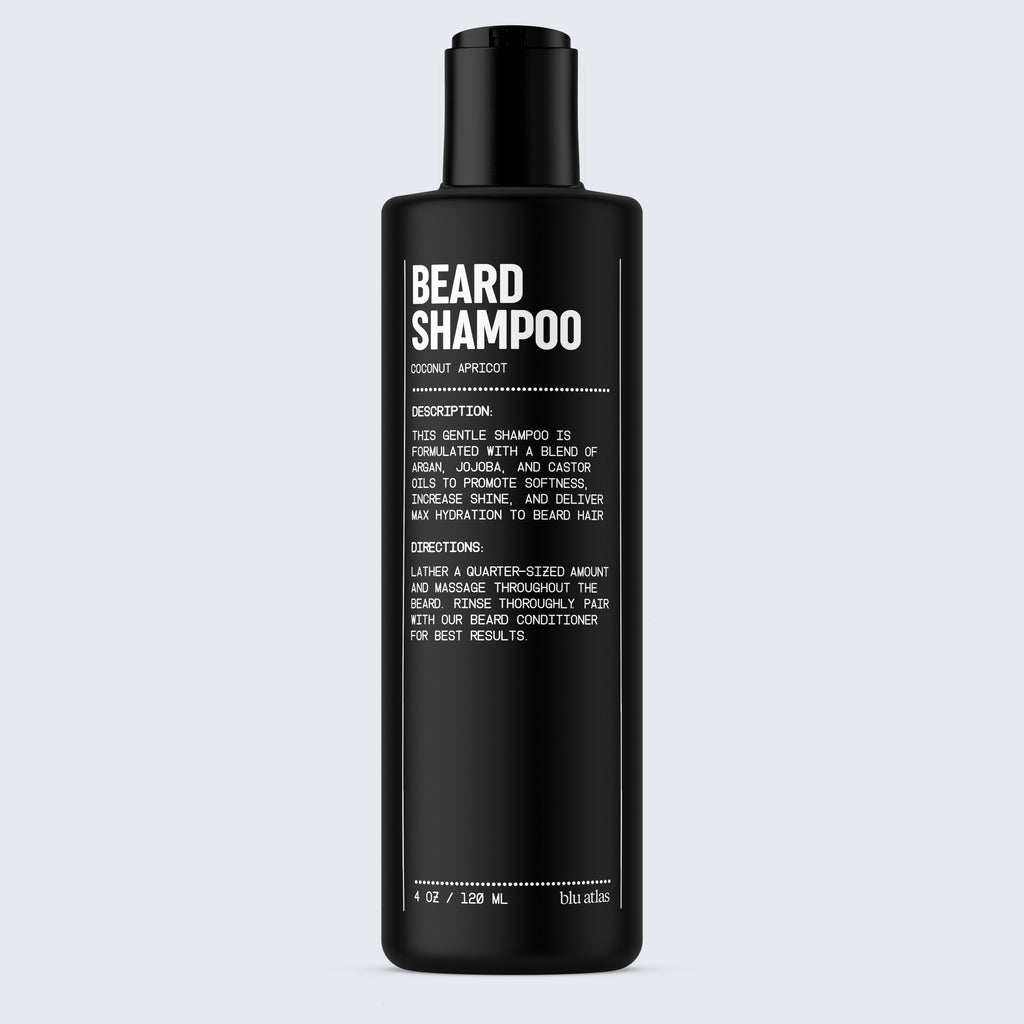 black bottle beard shampoo blu atals