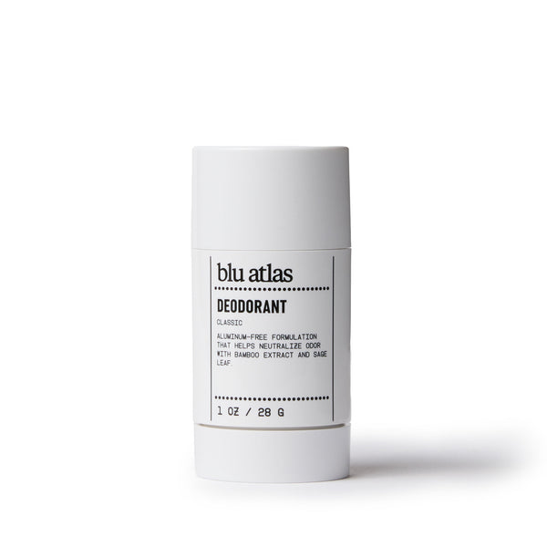 Image of Mini Blu Atlas Deodorant on White Background
