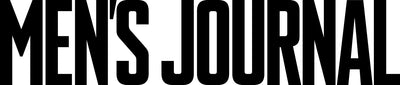 Black text 'MEN'S JOURNAL' on a white background